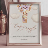 Beren ballonnen luidere rotatiesymbool foto afdruk