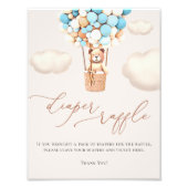 Beren ballonnen luidere rotatiesymbool foto afdruk (Voorkant)