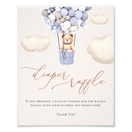 Beren ballonnen luidere rotatiesymbool foto afdruk