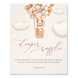 Beren ballonnen luidere rotatiesymbool foto afdruk