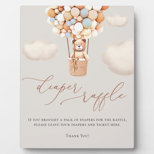 Beren ballonnen luidere rotatiesymbool fotoplaat (Voorkant)