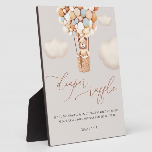 Beren ballonnen luidere rotatiesymbool fotoplaat (Zijkant)