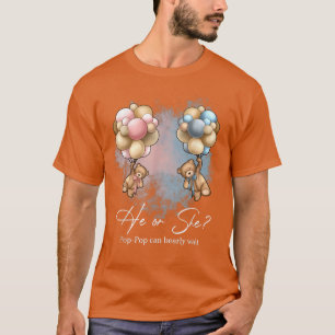 Beren ballonnen Pop Pop kan vroeg wachten op gende T-shirt