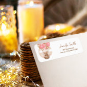 Beren ballonnen roze Boho Barly Wacht Baby shower Etiket