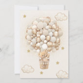 Beren ballonnen wachten bijna Schattige Boho Baby Kaart (Achterkant)