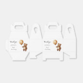 Beren ballonnen wolken wachten Baby shower Barly Bedankdoosjes (Uitgevouwen)