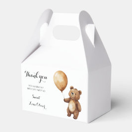 Beren ballonnen wolken wachten Baby shower Barly Bedankdoosjes