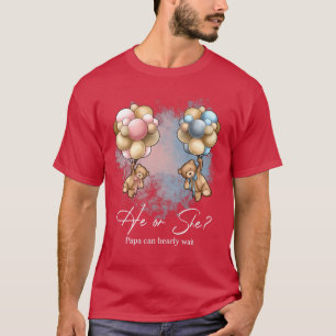 Beren Balloons Papa kan niet vroeg wachten op gend T-shirt