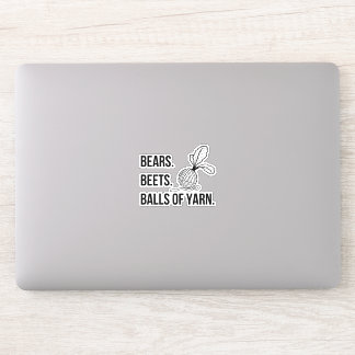 Beren Beets Balls of Yarn - Sticker