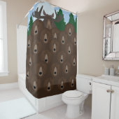 Beren Beren Beren Shower Curtain Douchegordijn (In situ)