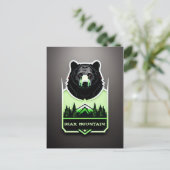 Beren berg briefkaart (Staand voorkant)