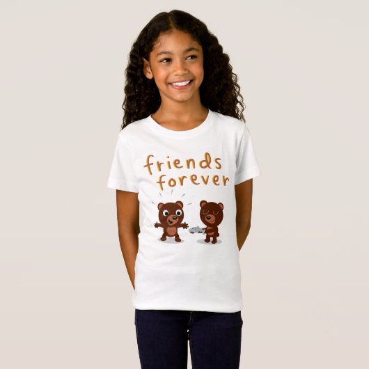 Beren Best Friend T-Shirt (Voorkant volledig)