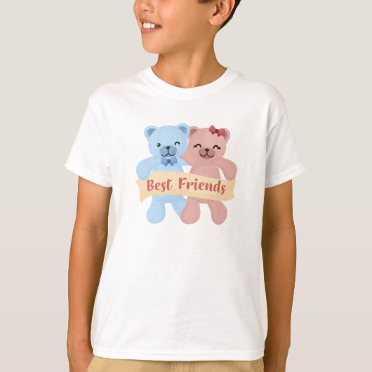 Beren Beste vrienden T-shirt (Voorkant)