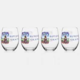 Beren, bieten wijnglas zonder voet