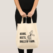 Beren bietenbakken van garen - groot Tas (Voorkant (product))