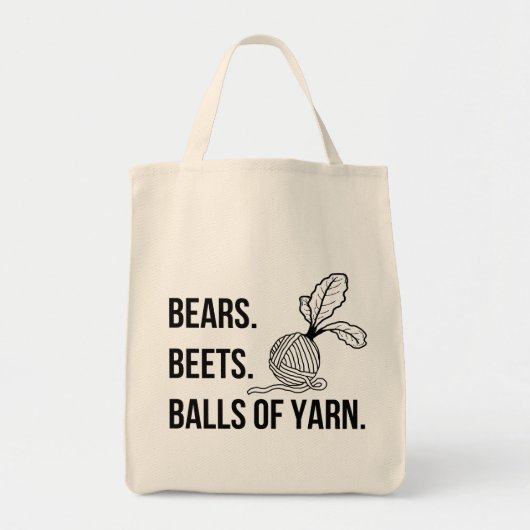 Beren bietenbakken van garen - groot Tas (Voorkant)
