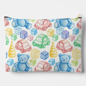 Beren Blokken en Auto's Etui (Achterkant)