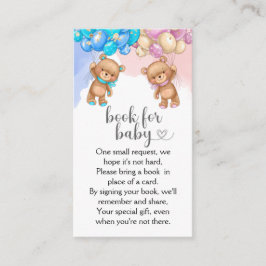 Beren boeken voor Baby Informatiekaartje