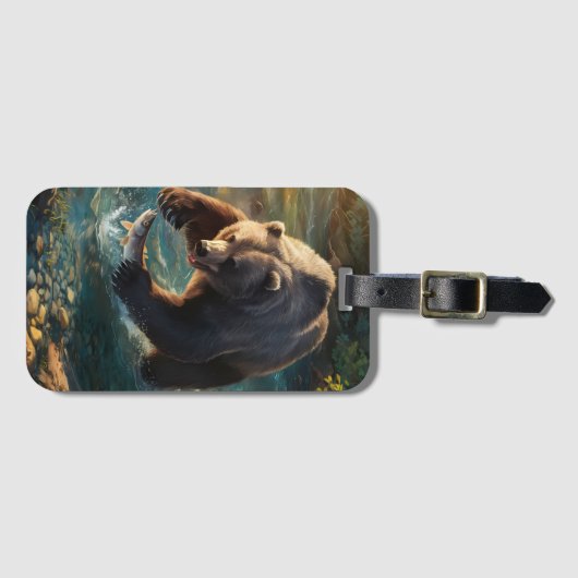 Beren Bounty: Vist Bagagelabel (Voorkant (horizontaal))