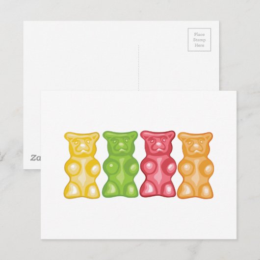 Beren Briefkaart (Voorkant / Achterkant)