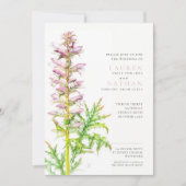 Beren broek Acanthus mollis waterverf bruiloft Kaart (Voorkant)