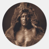 Beren buik - ronde sticker (Voorkant)