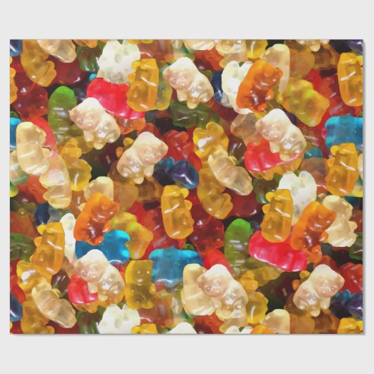 beren cadeaupapier (Vlak)