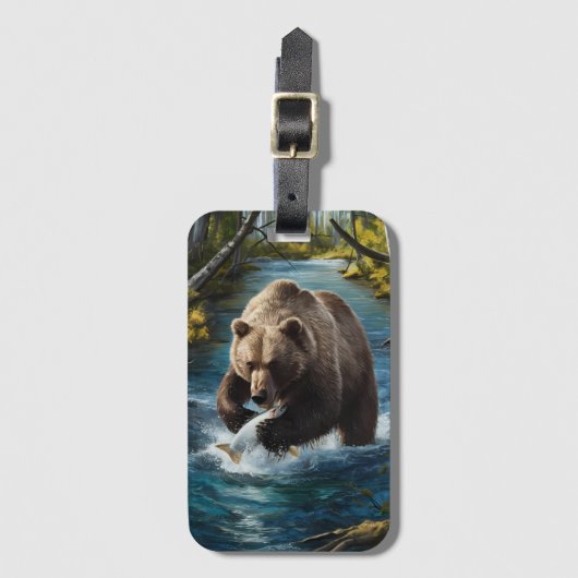 Beren Catch of the Day Bagagelabel (Voorkant (verticaal))