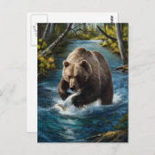 Beren Catch of the Day Briefkaart (Voorkant / Achterkant)