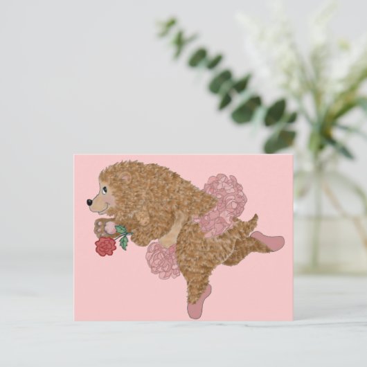 Beren Dance Briefkaart (Staand voorkant)