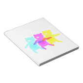 Beren dansen notitieblok (Schuin)