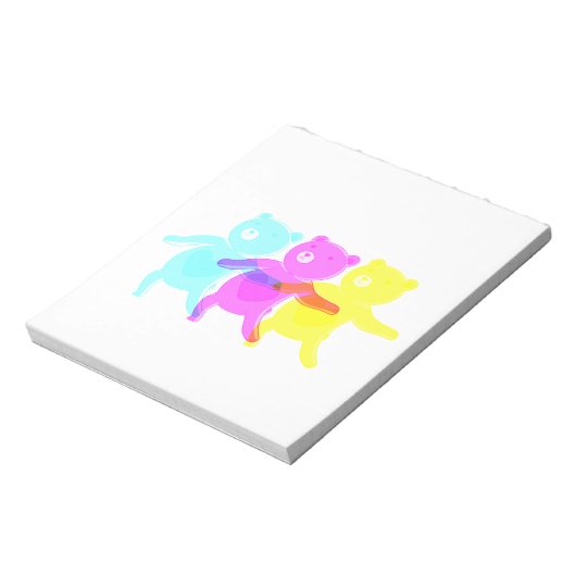 Beren dansen notitieblok (Linkerzijde)