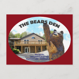 Beren Den Cabin Briefkaart