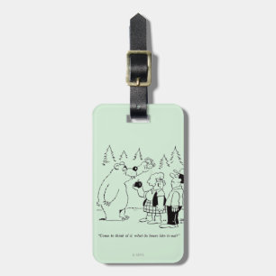 Beren diner bagagelabel