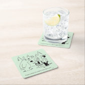 Beren diner kartonnen onderzetters (Insitu)