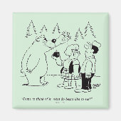 Beren diner magneet (Voorkant)