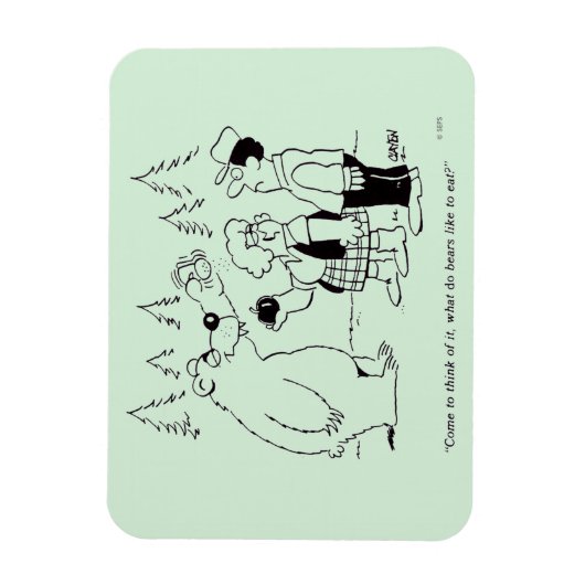 Beren diner magneet (Verticaal)