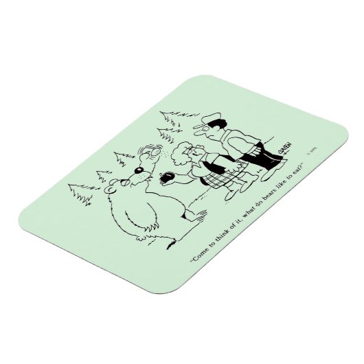 Beren diner magneet (Linkerzijde)