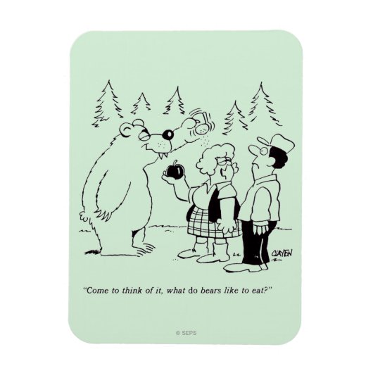 Beren diner magneet (Verticaal)