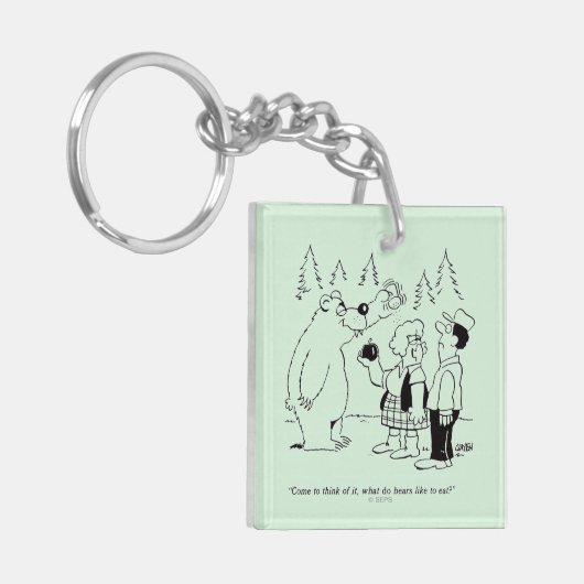 Beren diner sleutelhanger (Voorkant Links)