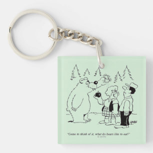 Beren diner sleutelhanger
