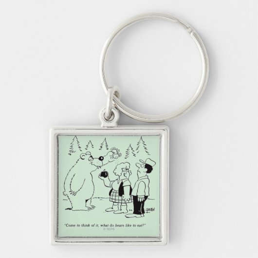 Beren diner sleutelhanger (Voorkant)