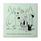 Beren diner tegeltje (Voorkant)