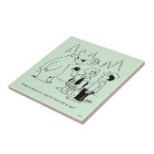 Beren diner tegeltje (Zijkant)