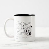 Beren diner tweekleurige koffiemok (Links)