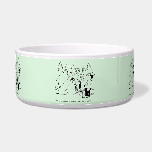 Beren diner voerbakje (Voorkant)
