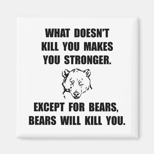 Beren doden magneet (Voorkant)