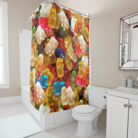 beren douchegordijn (In situ)