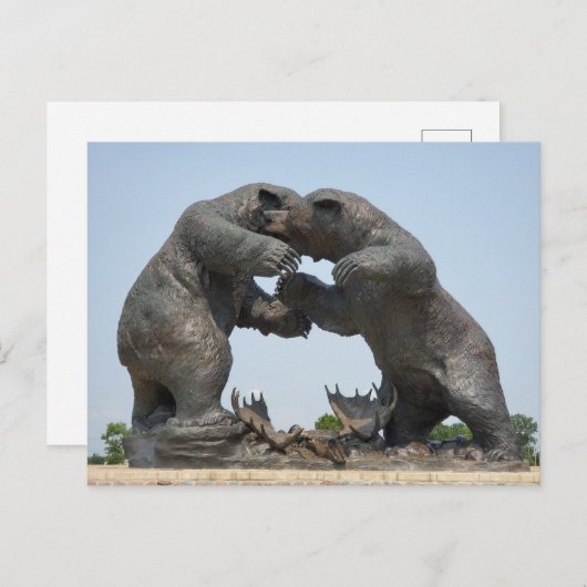 Beren - Dundee, Michigan Briefkaart (Voorkant / Achterkant)