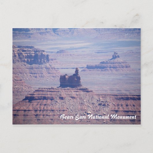 Beren Ears Nationaal Monument - Utah Briefkaart (Voorkant)